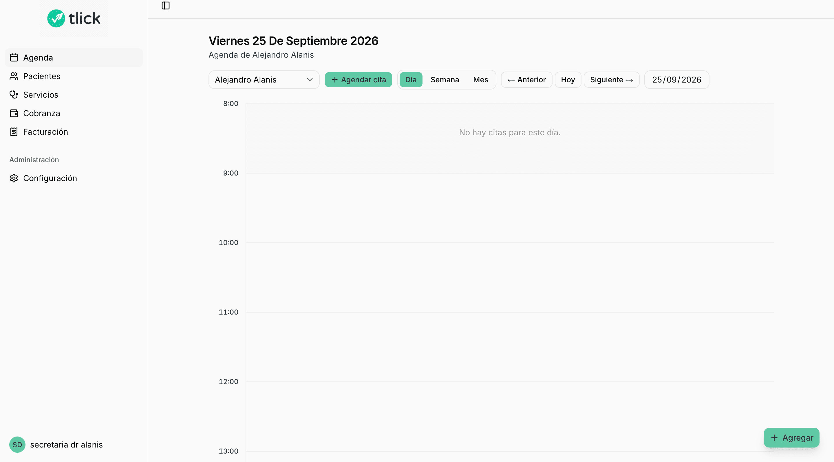 Agenda de tlick